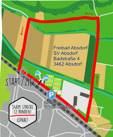 Laufstrecke Absdorf
